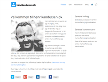 Tablet Screenshot of henrikandersen.dk